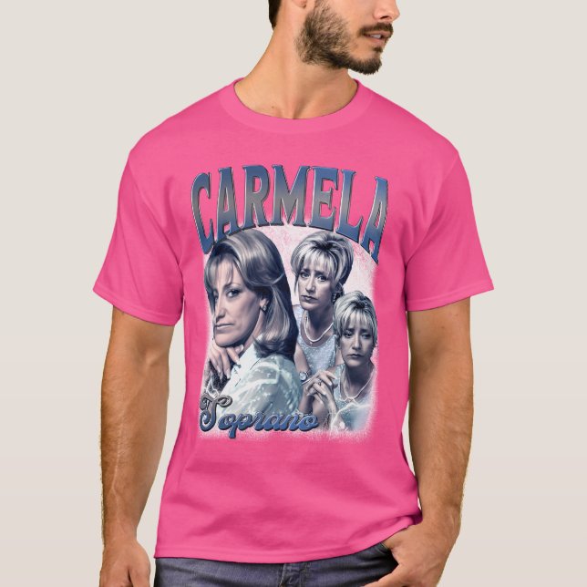 Camiseta Carmela Soprano Bootleg Vintage (Anverso)