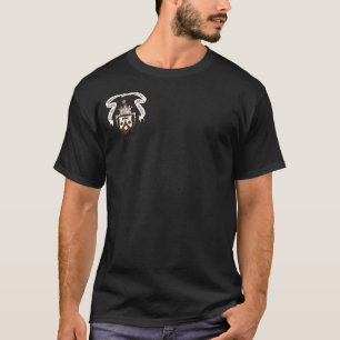 Camiseta carmelita del emblema de los hombres