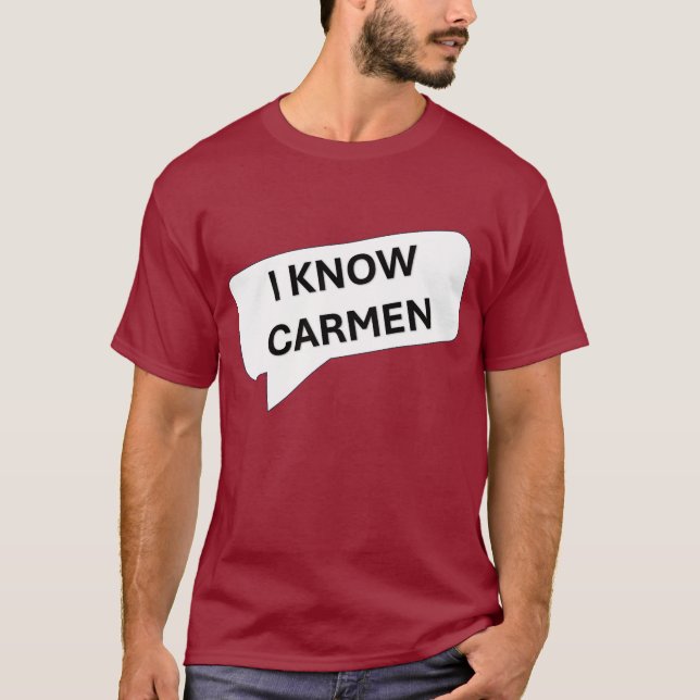 Camiseta ¡Carmen! (Anverso)