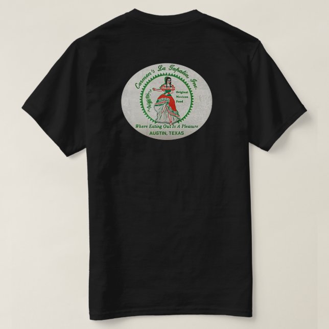 Camiseta Carmen LaTapatia (Reverso del diseño)