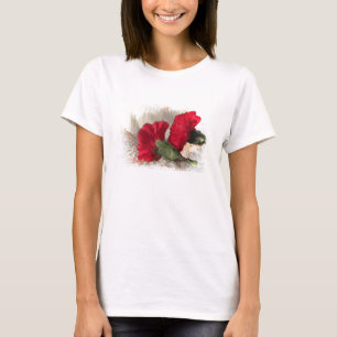 Camiseta Carnations en Brocade