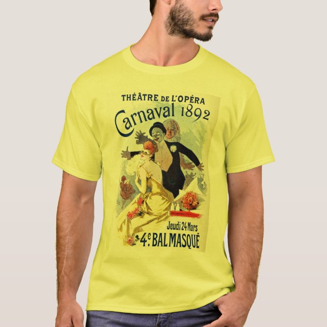 Camiseta Carnaval 1892 del teatro de la ópera de París del (Anverso)