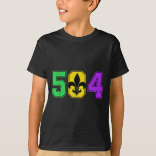 Camiseta Carnaval 504 Nola Nueva Orleans Luisiana La