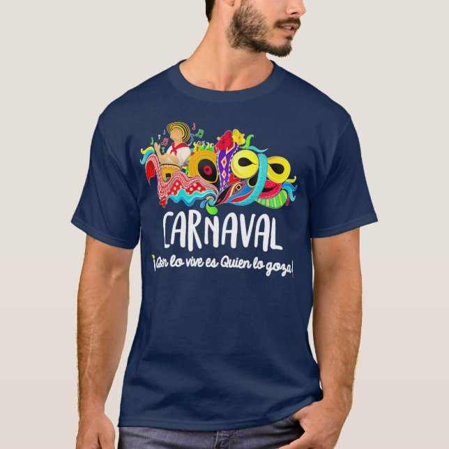 Camiseta Carnaval de Barranquilla Marimonda (Anverso)
