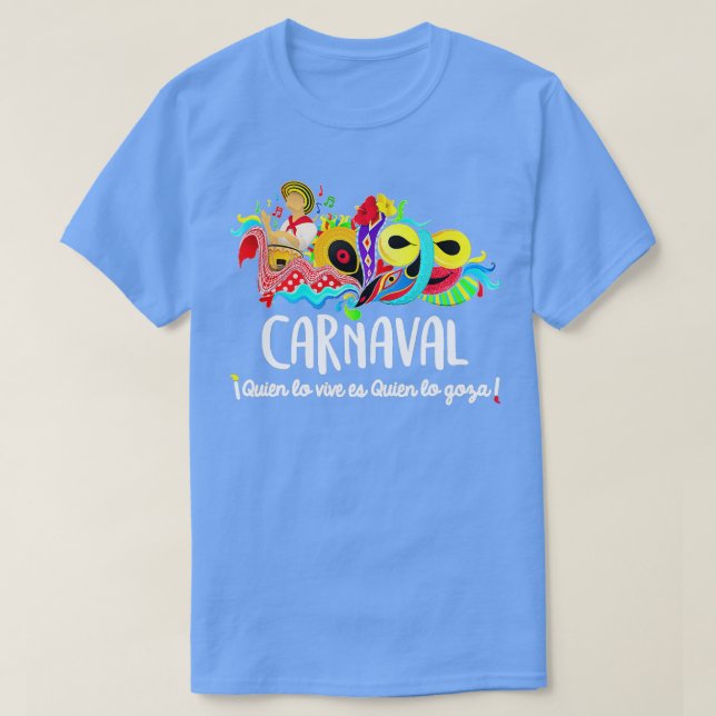 Camiseta Carnaval De Barranquilla Marimonda (Diseño del anverso)