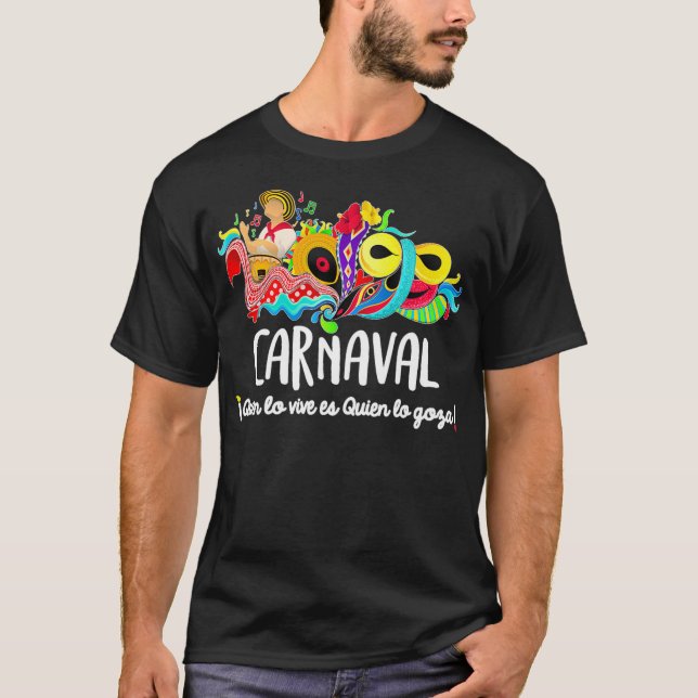 Camiseta Carnaval de Barranquilla Marimonda Premium (Anverso)