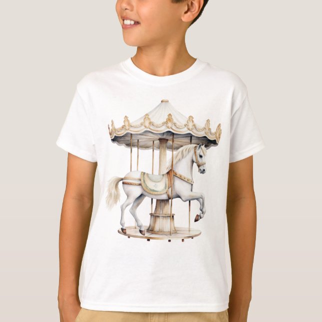 Camiseta Carnaval de circo de la fiesta de cumpleaños "Merr (Anverso)