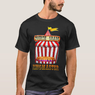Camiseta Carnaval de circo de maestro de ringmaster de cuar