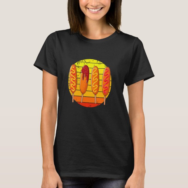 Camiseta Carnaval de Corndog Fried Corn Dog (Anverso)