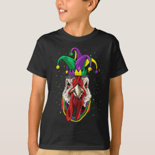 Camiseta Carnaval de Fiestas de Mardi Gras - Jester Chicken
