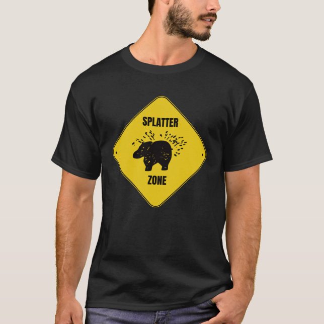 Camiseta Carnaval de la Zona de Salpicaduras de Hipopótamo (Anverso)