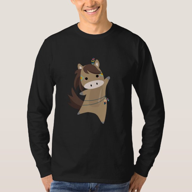 Camiseta Carnaval de las joyas indias de caballos (Anverso)