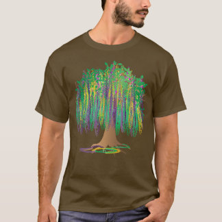Camiseta Carnaval de Mardi Gras Árbol gráfico Meican BeadTr