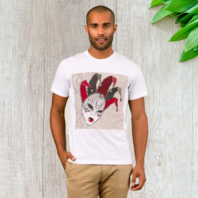 Camiseta Carnaval de Mardi Gras Mask Mens T-Shirt (Subido por el creador)