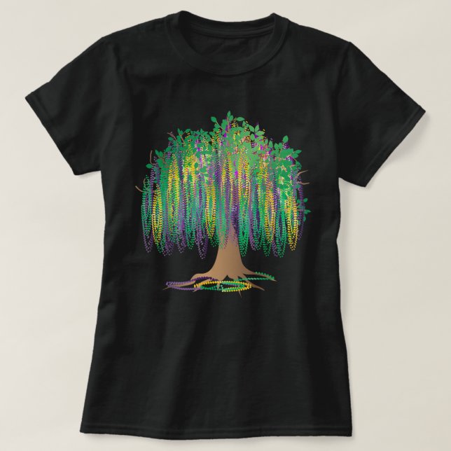 Camiseta Carnaval de Mardi Gras Murciélago gráfico mexicano (Diseño del anverso)