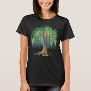 Camiseta Carnaval de Mardi Gras Murciélago gráfico mexicano