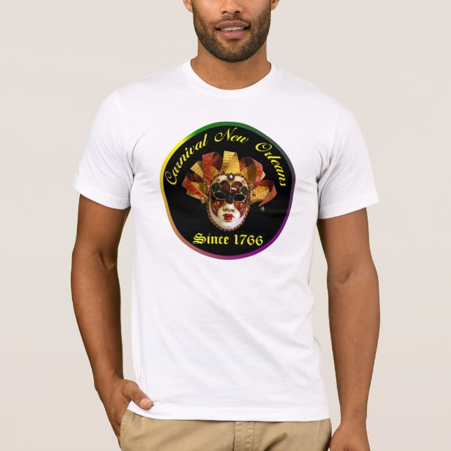 Camiseta Carnaval de New Orleans del carnaval (Anverso)