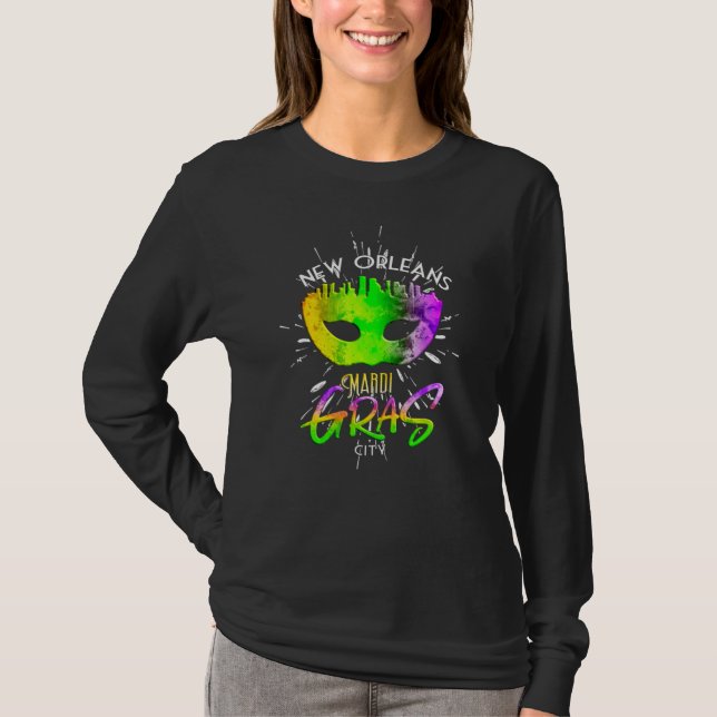 Camiseta Carnaval de Nueva Orleans Mardi Gras Martes de Car (Anverso)