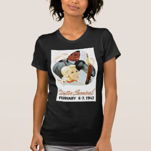 Camiseta Carnaval del invierno del vintage