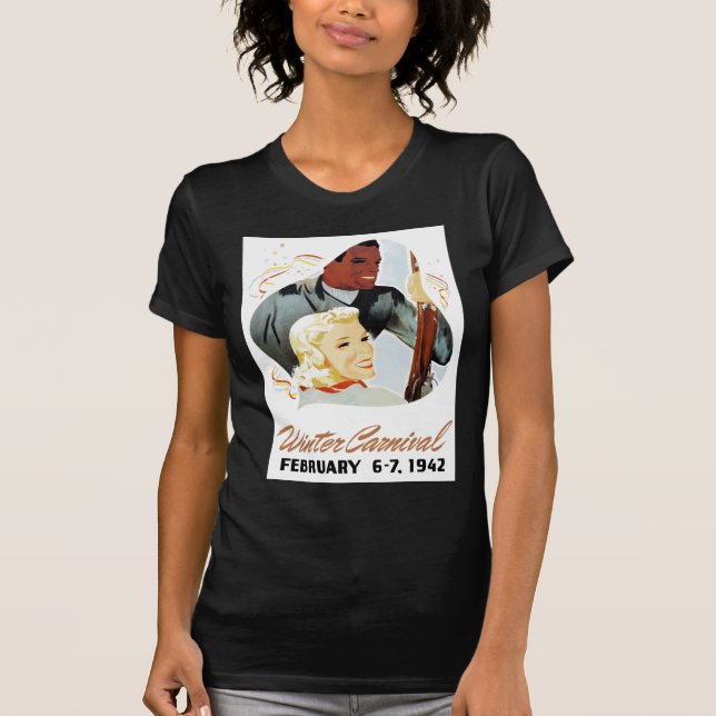 Camiseta Carnaval del invierno del vintage (Anverso)