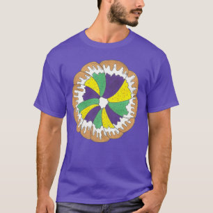 Camiseta Carnaval del Rey Pastel de Nueva Orleans NOLA Mard