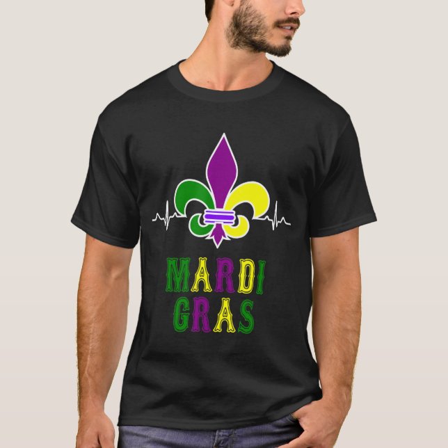 Camiseta Carnaval divertidísimo de New Orleans Mardi Gras (Anverso)