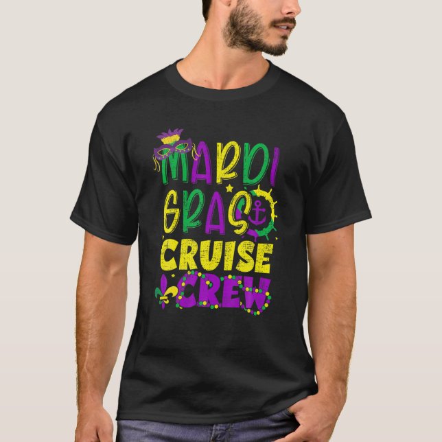 Camiseta Carnaval familiar de crucero Mardi Gras 2022 a jue (Anverso)