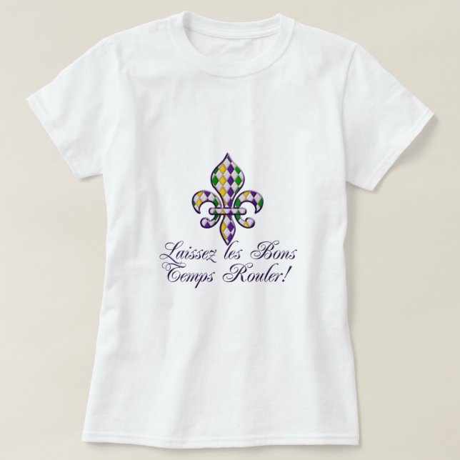 Camiseta Carnaval Fleur d2 de Rouler de los Temps de los (Diseño del anverso)