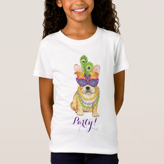 Camiseta Carnaval Frenchie (Anverso)