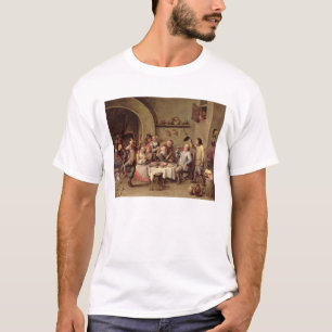 Camiseta Carnaval: "Le Roi Boit", 1690 (aceite en el cobre)