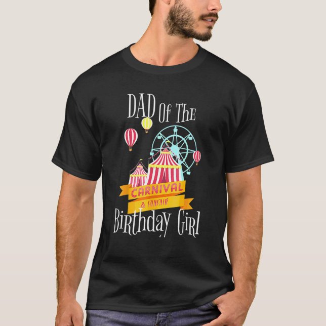 Camiseta Carnaval Papá De La Faja De La Feria Del Chica De  (Anverso)