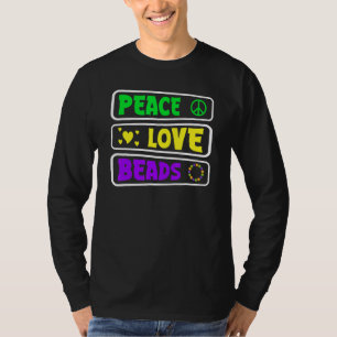 Camiseta Carnaval Paz Amor Cuentas Martes de Carnaval Nueva