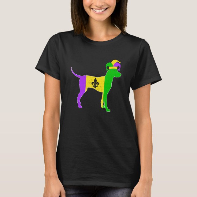 Camiseta Carnavales Dalmatianos Mardi Gras Funny Puppy Jes (Anverso)