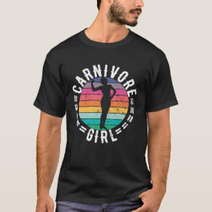 CAMISETA CARNAVORE CHICA CARNE COMER STEAK CUTE FIT CHICA