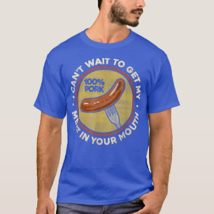 Camiseta Carne a la BBQ en tu boca T   Divertido Salsas Ina
