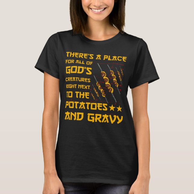 Camiseta Carne Anti Vegana   Decir  3 (Anverso)