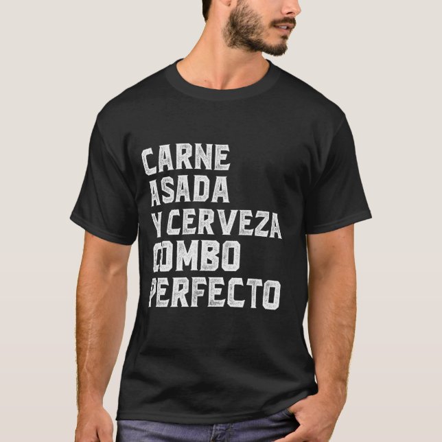 Camiseta Carne Asada Funny Comida Mexicana Cam (Anverso)