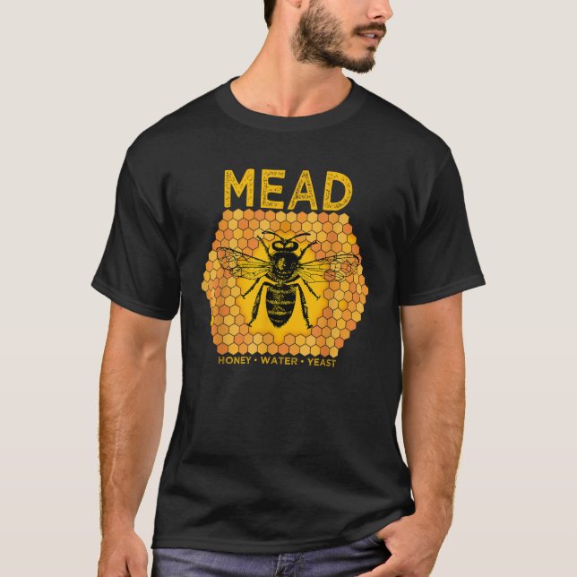 Camiseta Carne de abejas melíferas Hogar de elaboración Ret (Anverso)