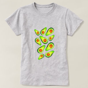 Camiseta Carne de aguacate verde
