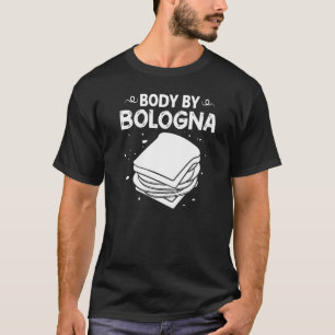 Camiseta Carne de Bolonia Italia Sandwich Sausage Baloney F