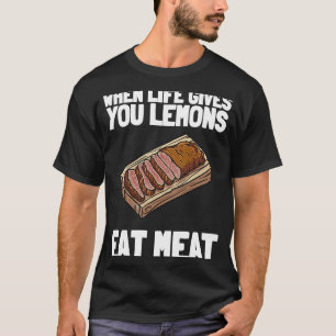 Camiseta Carne de Carnívoro Anti Vegan Comer Keto Dieta 4