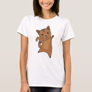 Camiseta Carne de gato Kitty Fur Nose Cute Animals Meow