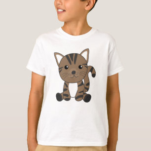 Camiseta Carne de gato Kitty Fur Nose Cute Animals Meow