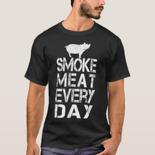 Camiseta Carne de humo divertida todos los días papá de pap