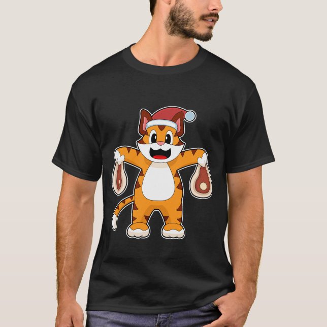 Camiseta Carne de Navidades tigres (Anverso)