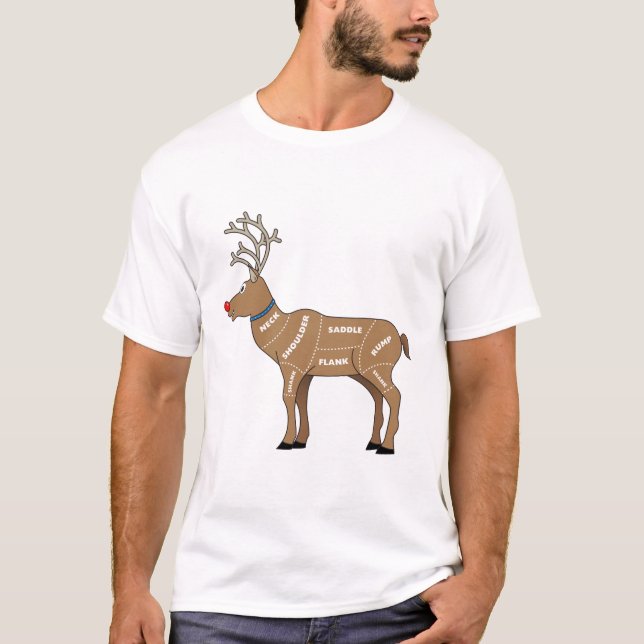 Camiseta Carne de Reno para Navidad (Anverso)