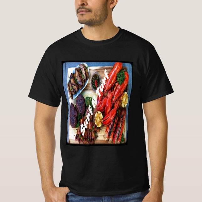 Camiseta Carne de Res Reef Turf Surf (Anverso)