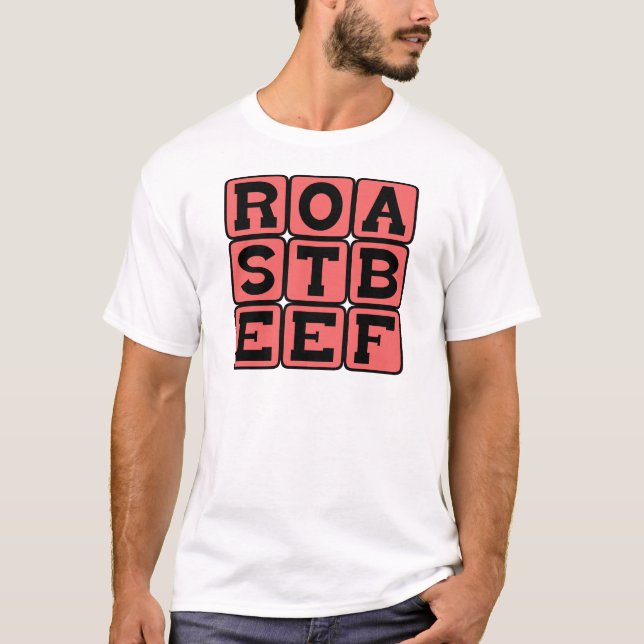 Camiseta Carne de res, sandwich (Anverso)