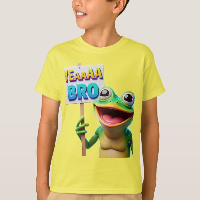 Camiseta Carne de risas con un Rótulo (Anverso)