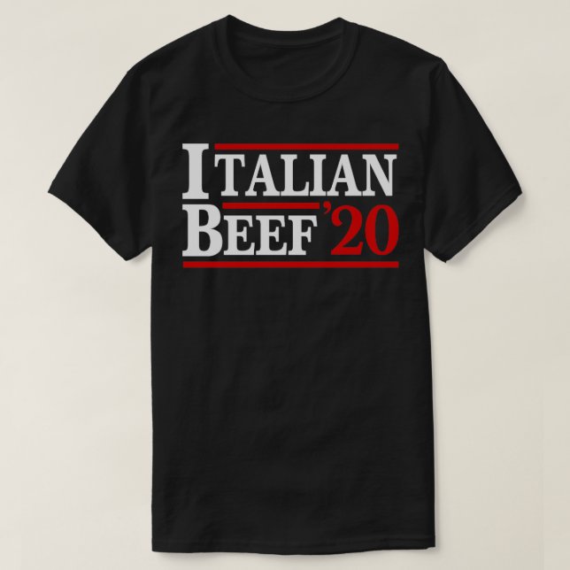 Camiseta Carne de ternera italiana 2020 Elección Italia Ita (Diseño del anverso)
